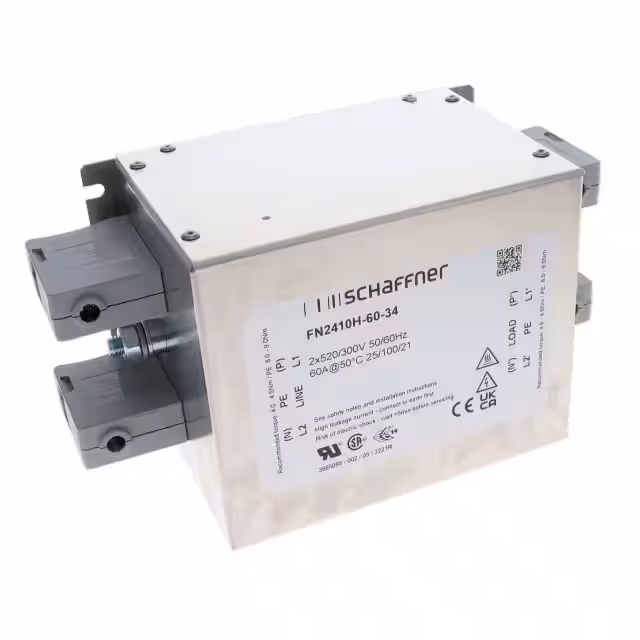 FN2410H-60-34 Schaffner EMC Inc.  Moduli di filtro di linea di alimentazione